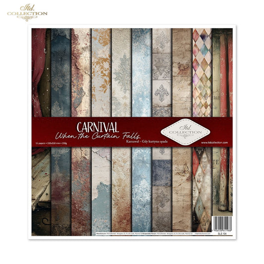 12" Scrapbooking Set - Carnival, When the Curtain Falls