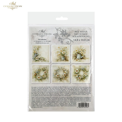 Decoupage Rice Paper Mini Set - Daffodils