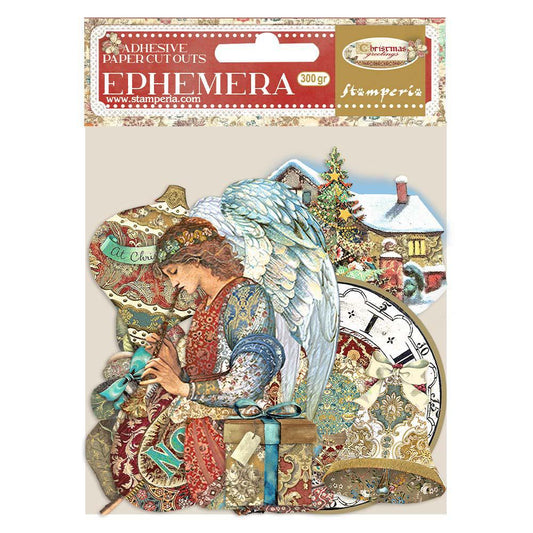 Stamperia Adhesive Ephemera - Christmas Greetings