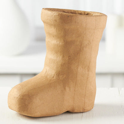 7-1/4" Paper Mache Santa Boot