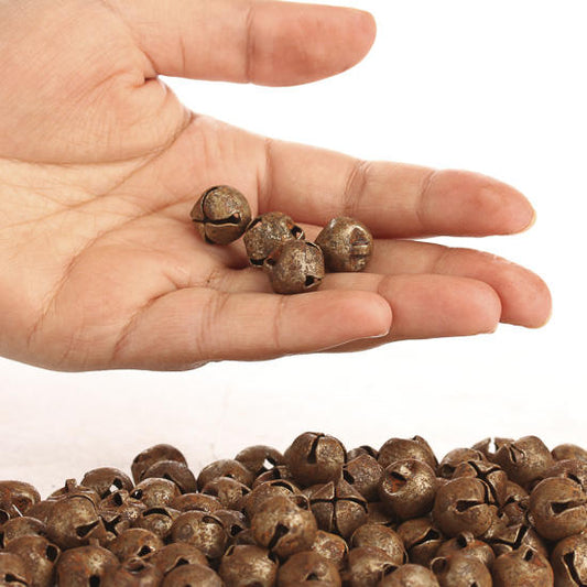 18 mm Rusty Jingle Bells - Bag of 45