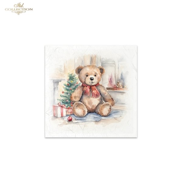 ITD Mini Collection Rice Paper Set - Teddy Bears