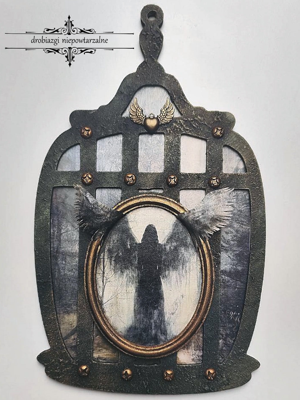 Decoupage Rice Paper - Angel of Shadows