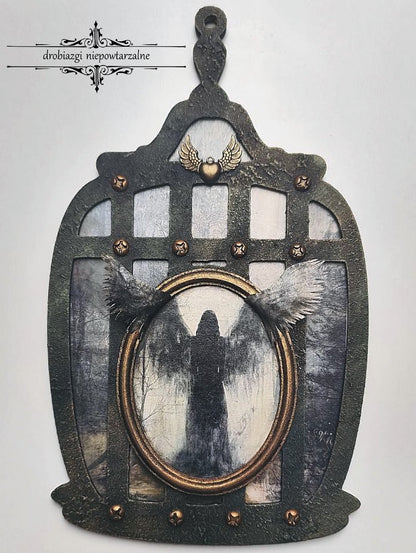 Decoupage Rice Paper - Angel of Shadows