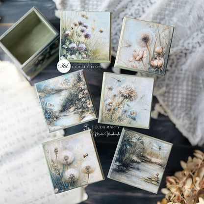 Decoupage Rice Paper Mini Set - Spring Scenes Too