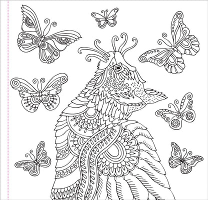 Cute and Curious Cats Artist's Coloring Book