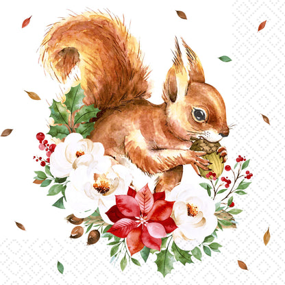 Decoupage Napkins 6.5" - Sweet Squirrel