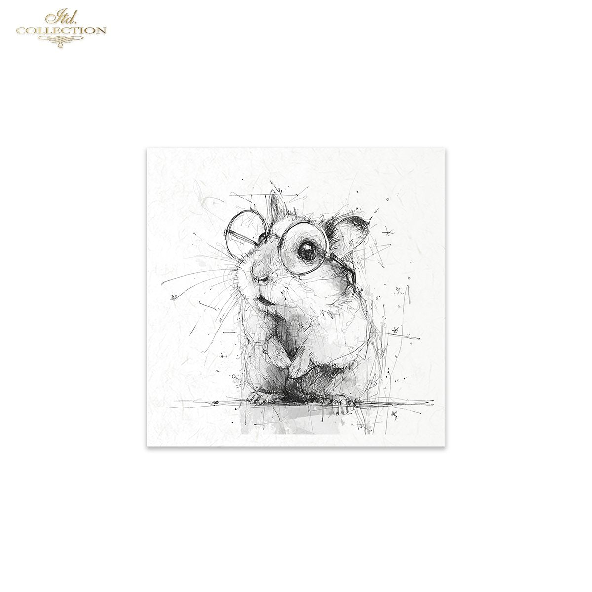 Decoupage Rice Paper Mini Set - Funky Pets