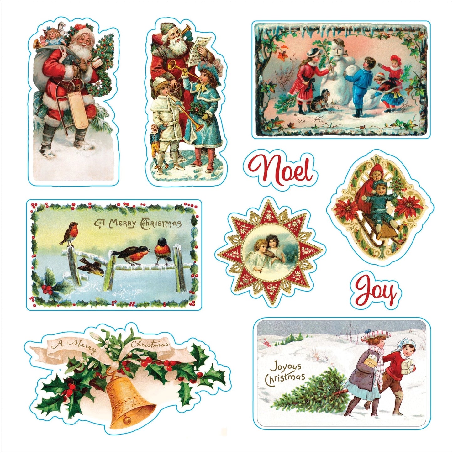 Merry and Bright Christmas Sticker Book