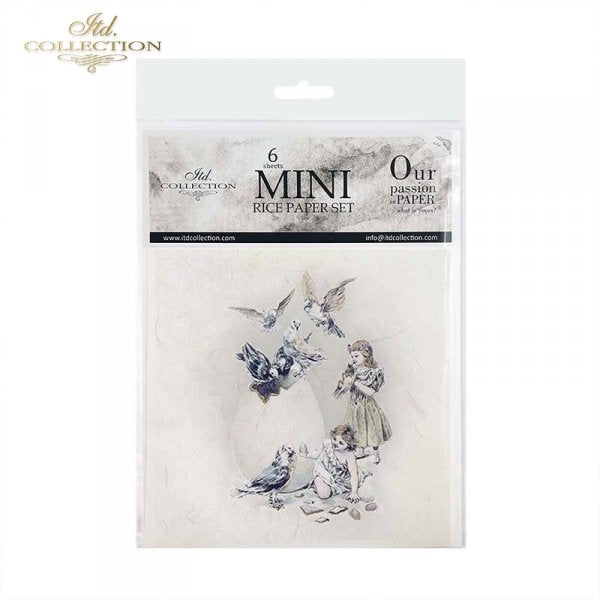 Decoupage Mini Rice Paper Set - Children and Animals