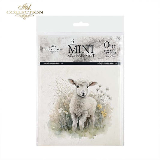 ITD Mini Collection Rice Paper Set - Lamb, Sheep, Ram, Goat