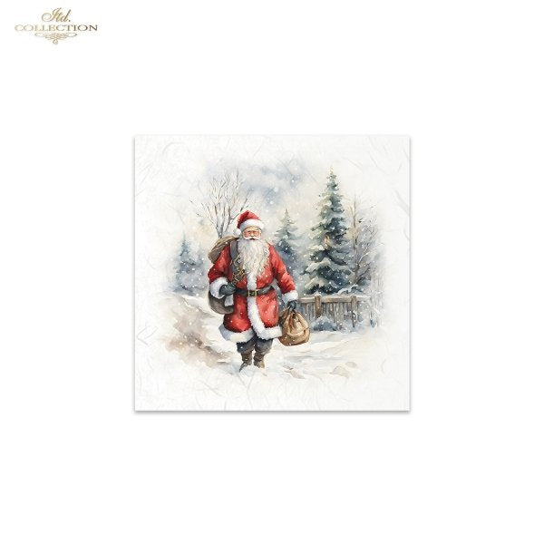 ITD Mini Collection Rice Paper Set - Santa Claus