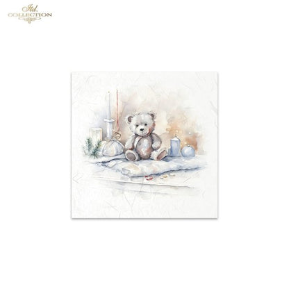 ITD Mini Collection Rice Paper Set - Teddy Bears