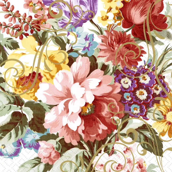 Decoupage Napkins 5"- Ornate Florals