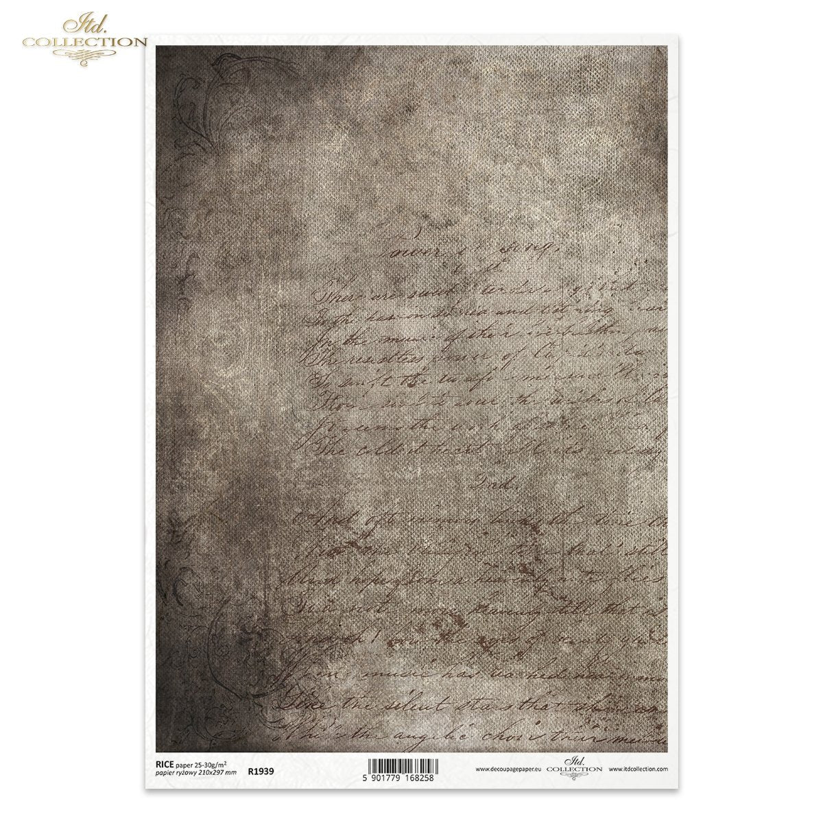 Decoupage Rice Paper - Gothic Stories Pattern VII (Special Pre-Order)