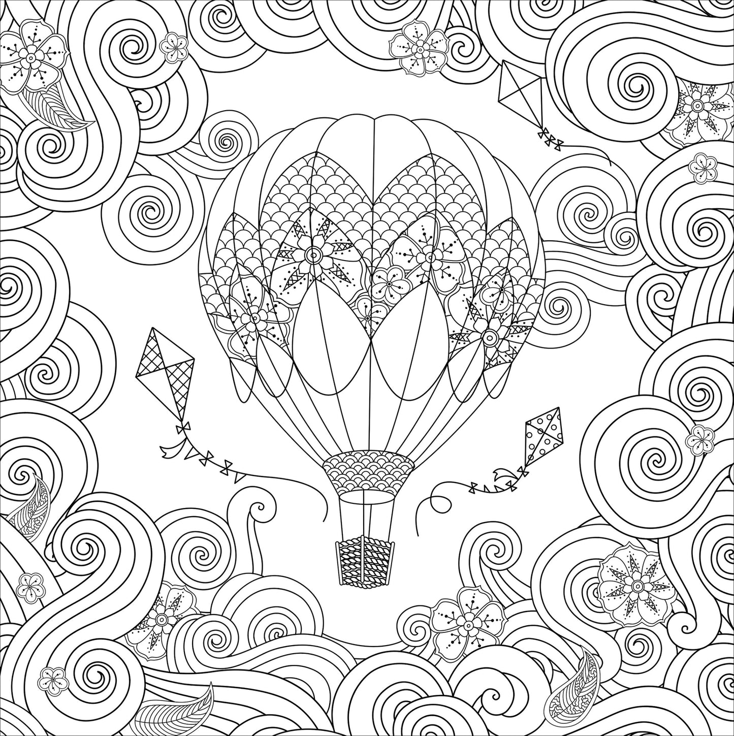 Boho Dreams Artist's Coloring Book