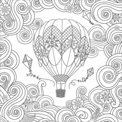 Boho Dreams Artist's Coloring Book