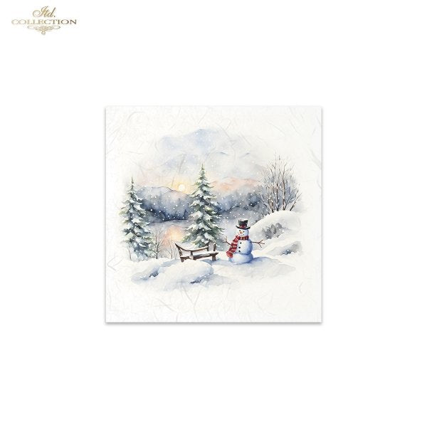 ITD Mini Collection Rice Paper Set - Winter Views, Children