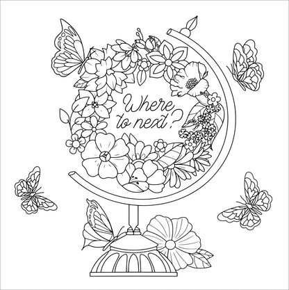 Boho Dreams Artist's Coloring Book