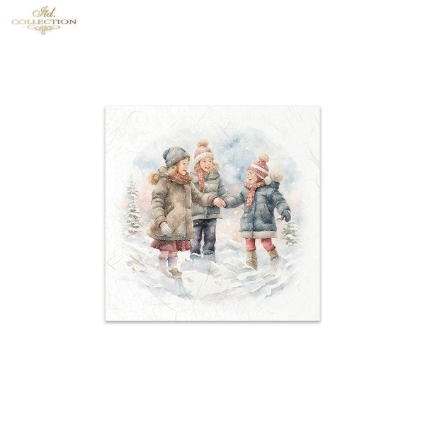 ITD Mini Collection Rice Paper Set - Winter Games