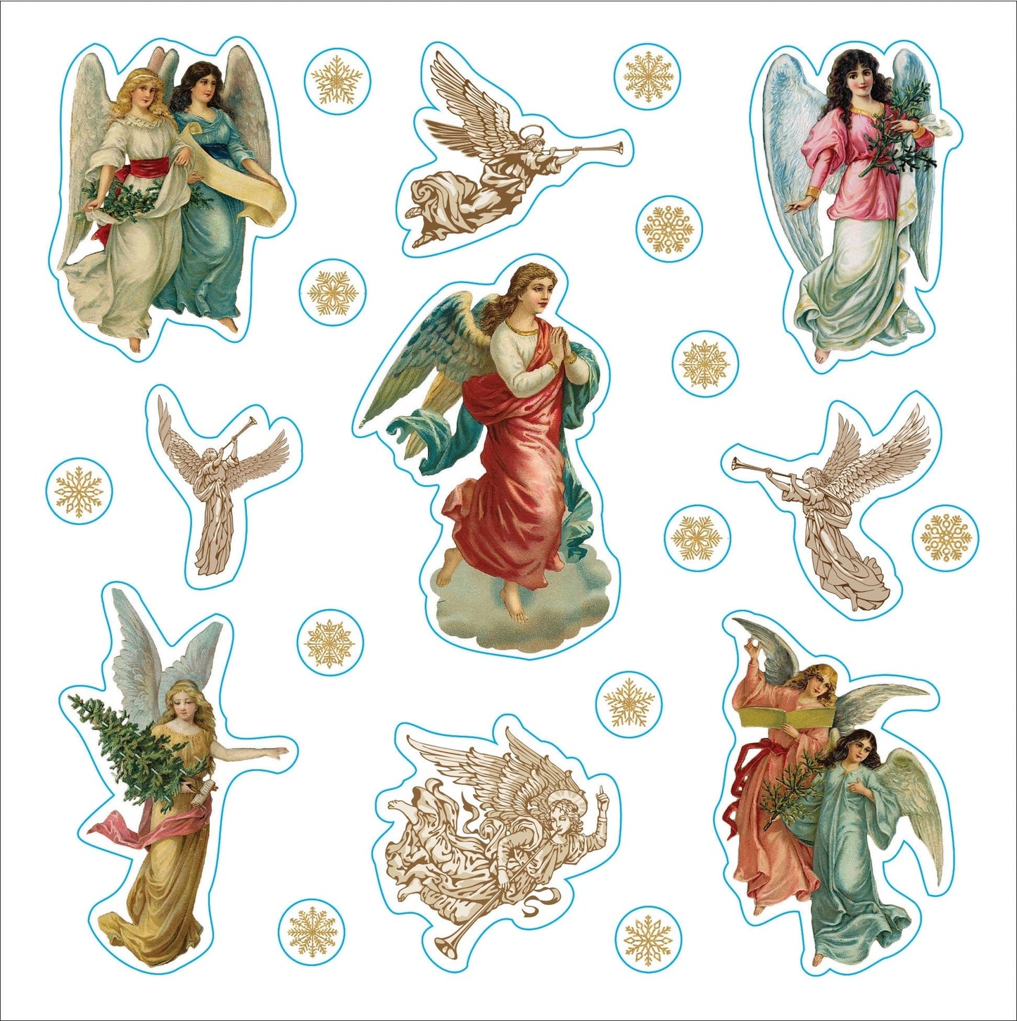 Merry and Bright Christmas Sticker Book