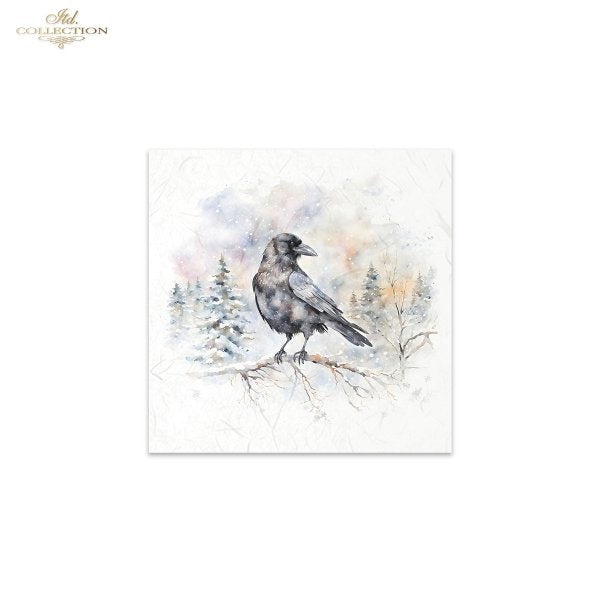 ITD Collection Mini Rice Paper Set - Winter Birds III