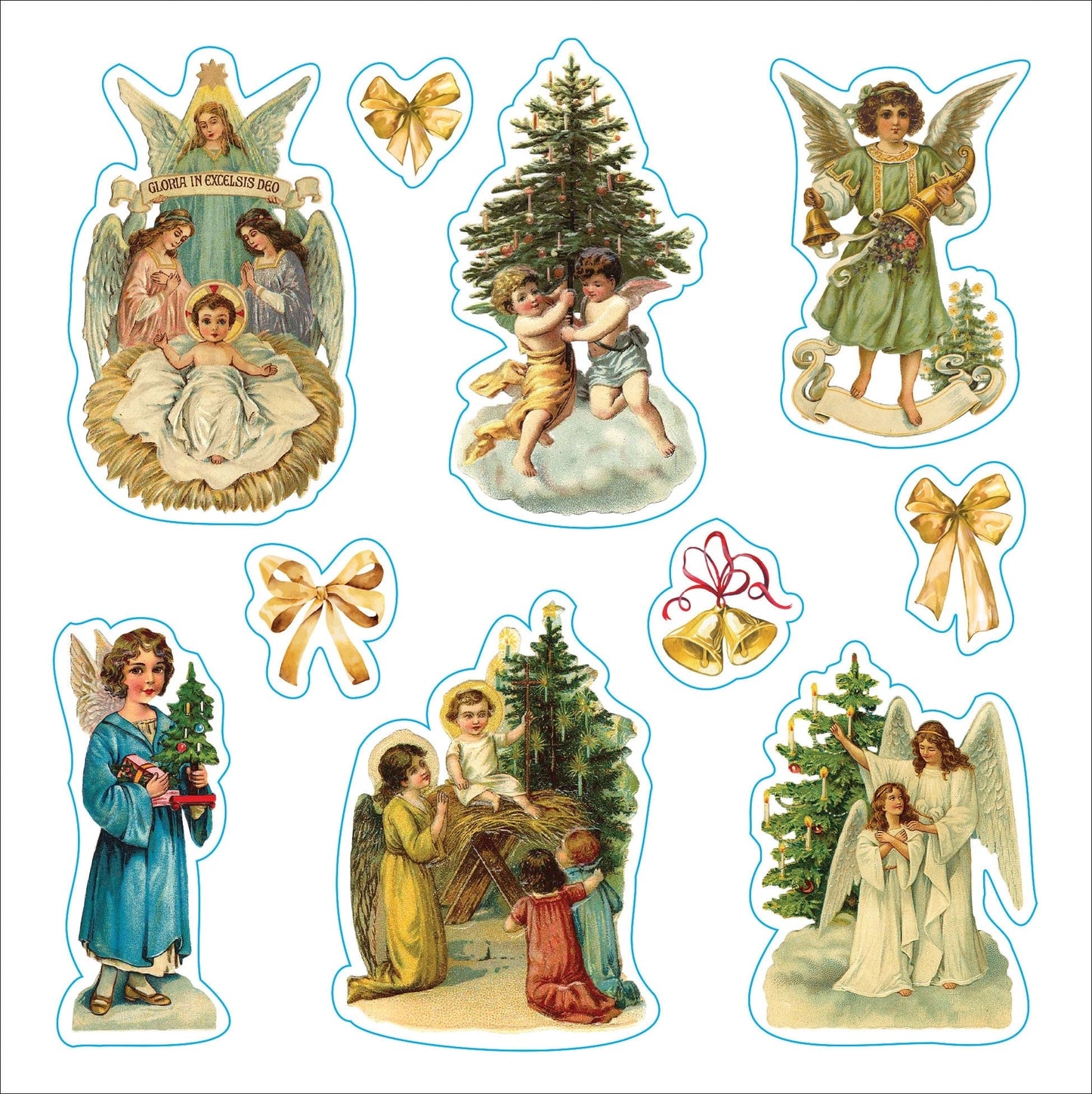 Merry and Bright Christmas Sticker Book