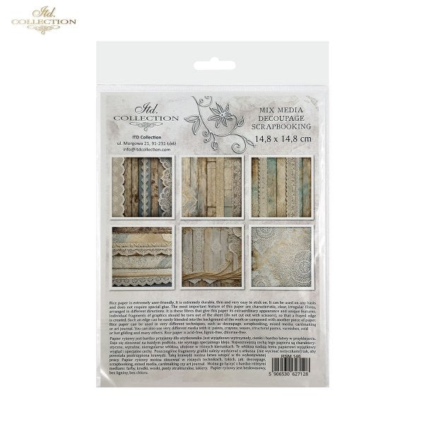 ITD Collection Mini Rice Paper Set - Lace