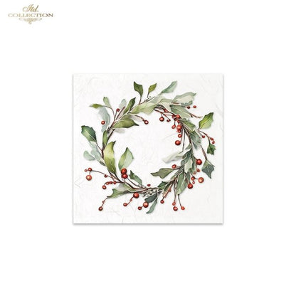 ITD Mini Collection Rice Paper Set - Winter Wreaths II