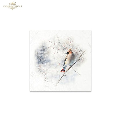 ITD Collection Mini Rice Paper Set - Winter Birds