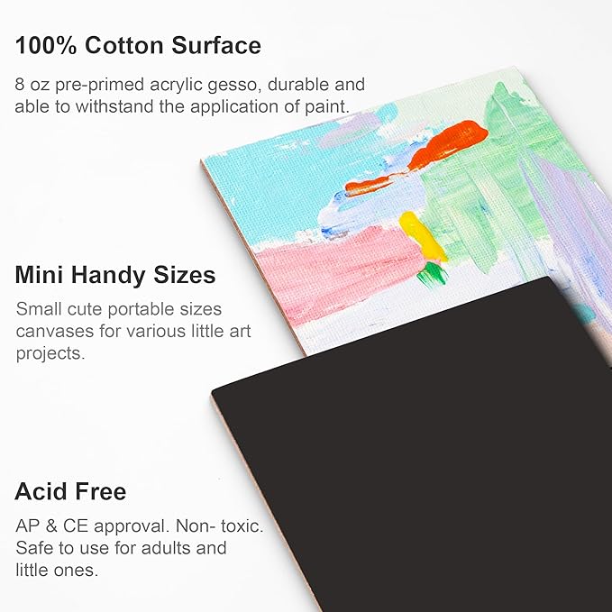 4" Magnetic Canvas - Pack of 4