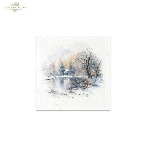 ITD Mini Collection Rice Paper Set - Winter Views, Landscapes