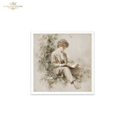 Decoupage Rice Paper Mini Set - Pages of Childhood