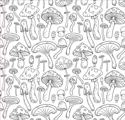 Mushrooms Artist's Coloring Book