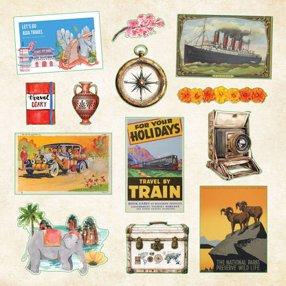 Travel Odyssey Sticker Book