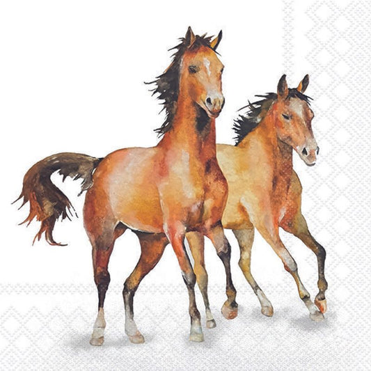 Decoupage Napkins 6.5" - Wild Horses