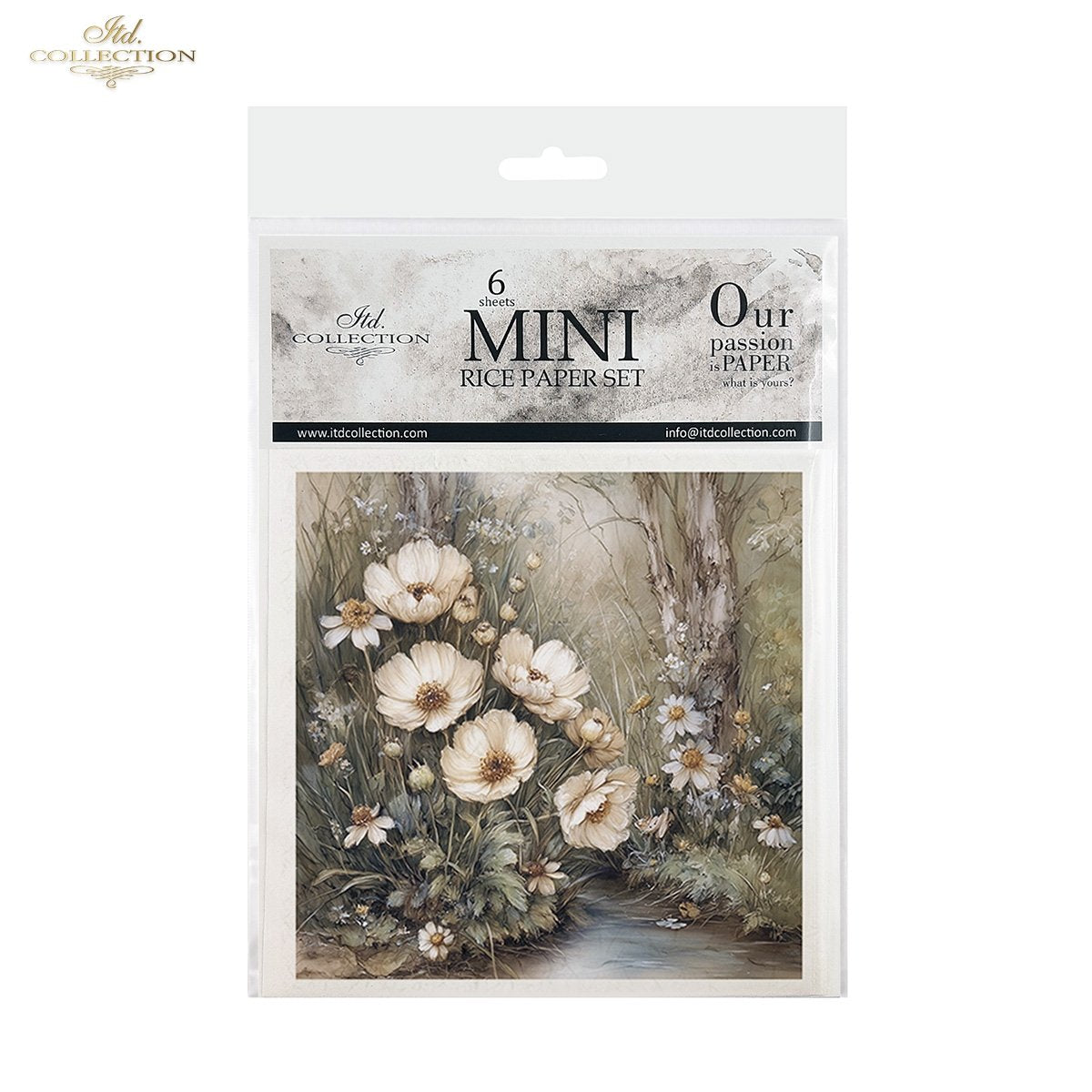 Decoupage Rice Paper Mini Set - Spring Scenes