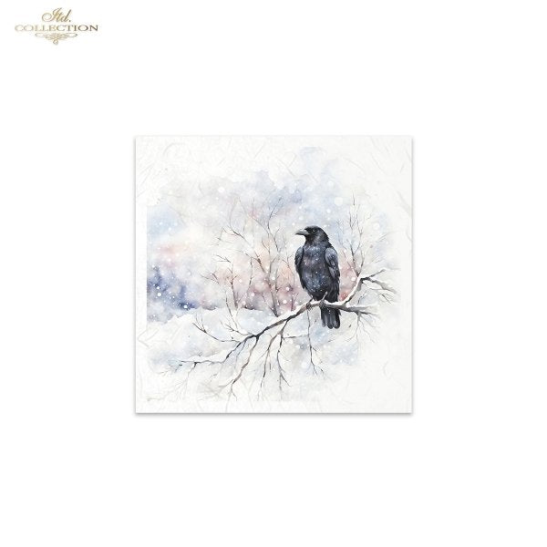 ITD Collection Mini Rice Paper Set - Winter Birds III