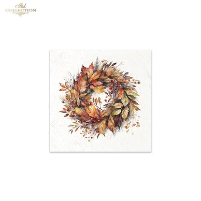 ITD Collection Mini Rice Paper Set - Autumn Wreaths