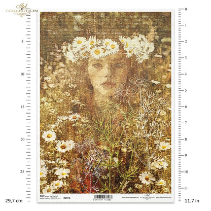 Decoupage Rice Paper - Herbalist Canvas