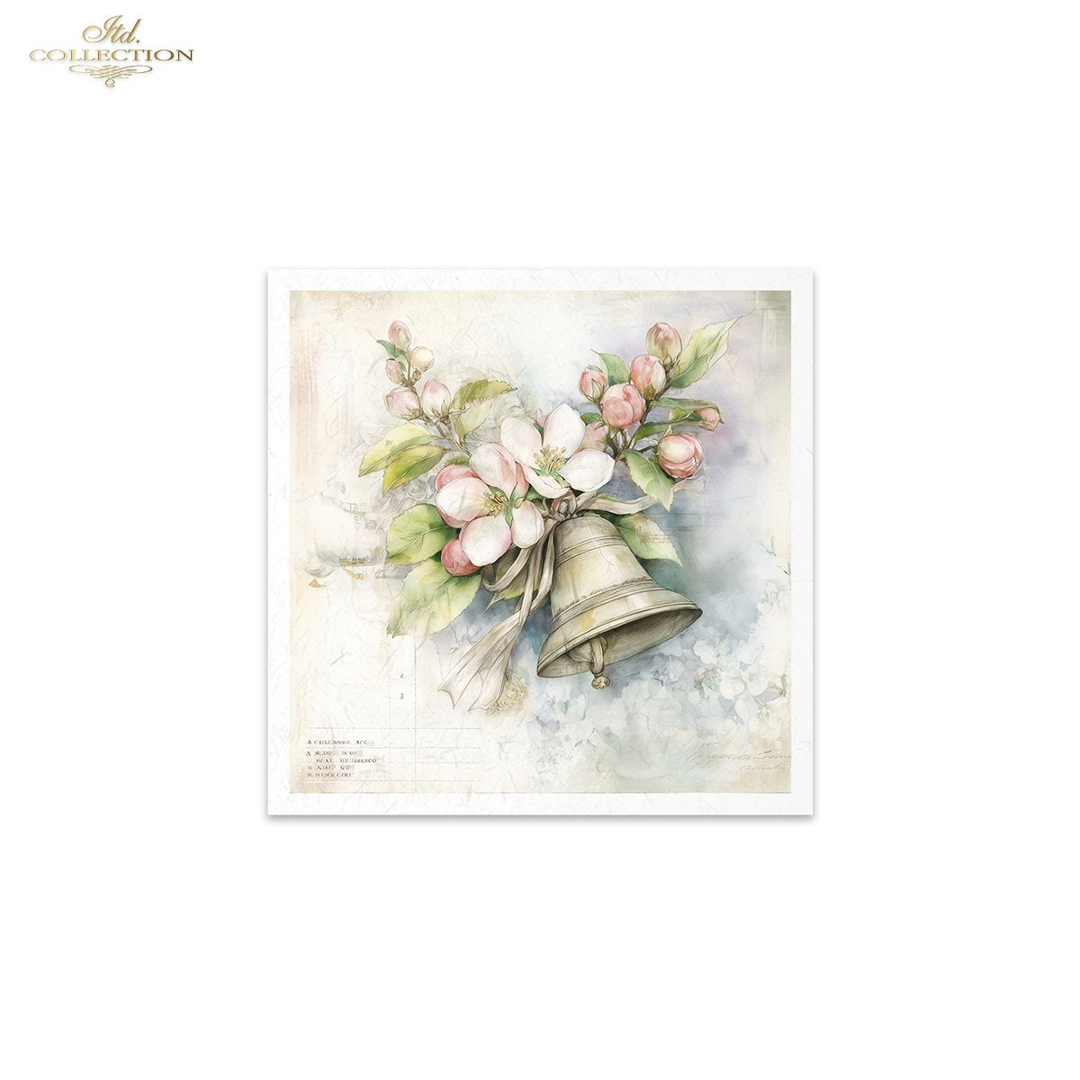 Decoupage Rice Paper Mini Set - Birds and Bells