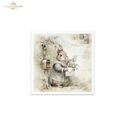 Decoupage Rice Paper Mini Set - Bunnies