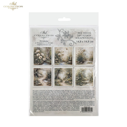 Decoupage Rice Paper Mini Set - Spring Scenes