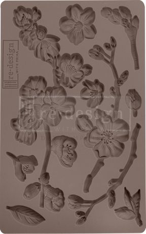 Redesign with Prima Décor Mould 5" x 8" - Cherry Blossoms