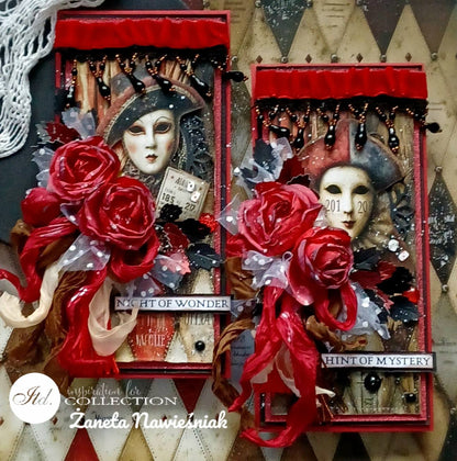 12" Scrapbooking Set - Carnival,  Masquerade