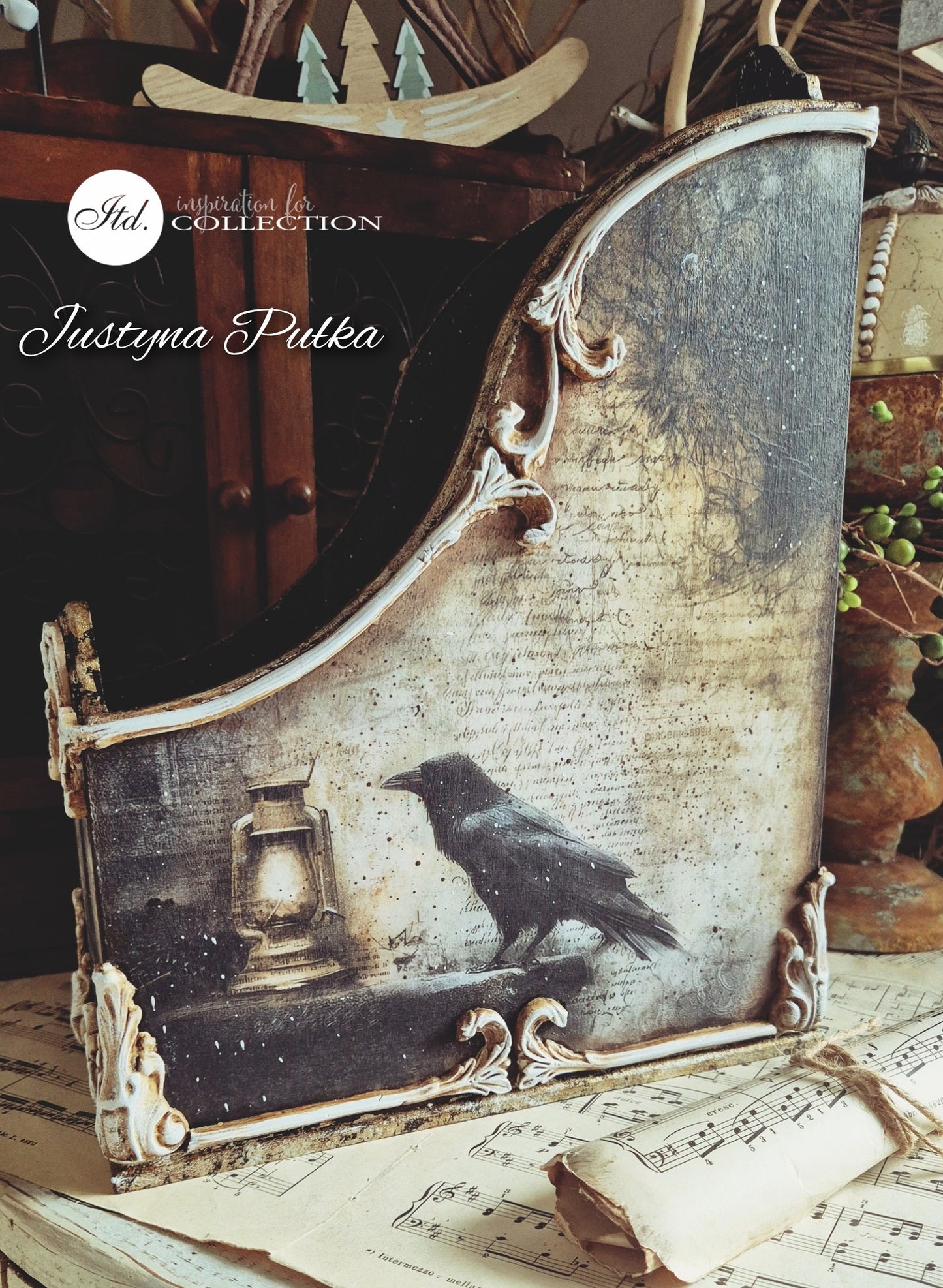Decoupage Rice Paper - Watcher's Perch