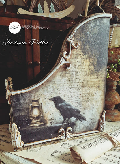 Decoupage Rice Paper - Watcher's Perch