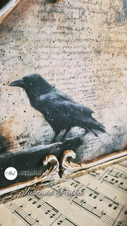 Decoupage Rice Paper - Watcher's Perch