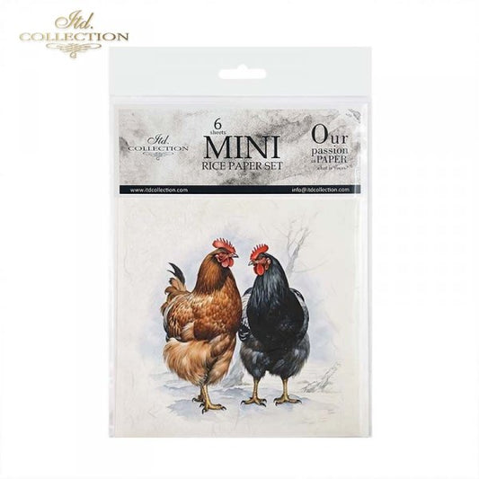 ITD Mini Collection Rice Paper Set - Hens