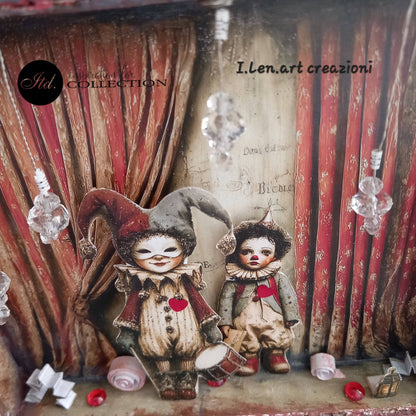 12" Scrapbooking Set - Carnival,  Masquerade